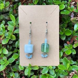 2/$20 Homemade Mismatch Cube Earrings